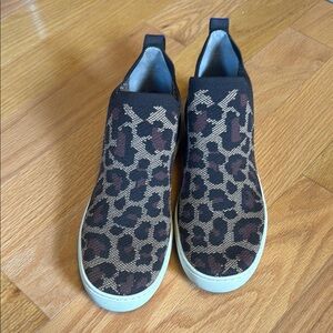 Rothy’s Leopard Print Slip-On chukka sneakers